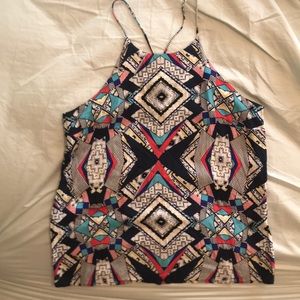 Geometric Racerback Tank